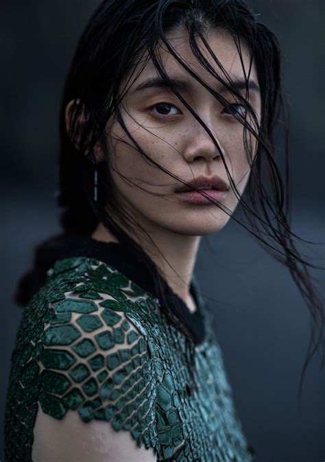 Ming Xi Is A Natural Beauty In Vogue China Editorial