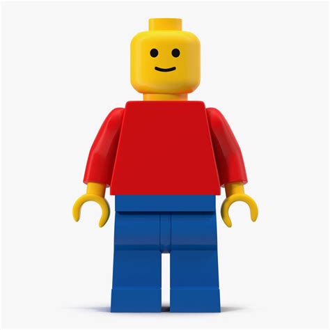 3d Model Of Classic Lego Man