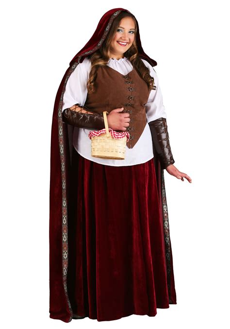 Deluxe Red Riding Hood Plus Size Womens Costume Exclusive