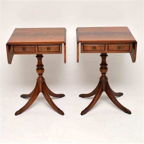 Pair Of Antique Regency Style Mahogany Side Tables Marylebone Antiques