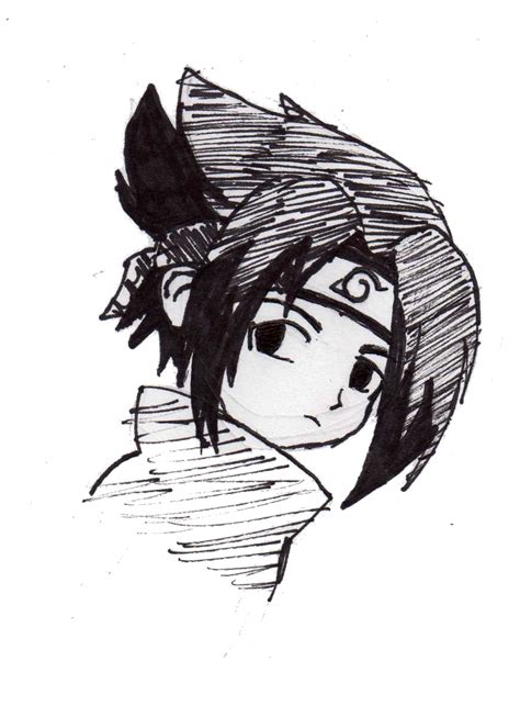 Badly Drawn Sasuke By Animechick21 Fanart Central