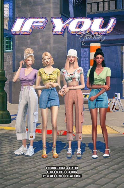 If You Set Set Series No36 Newen092 뉴엔 Sims 4 Mods Clothes