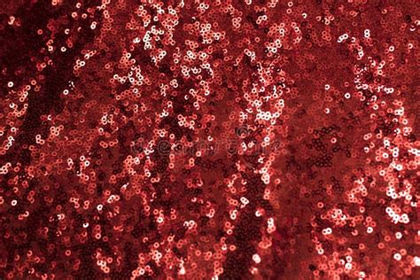 Shiny Red Sequin Stock Image Image Of Glitter Beaded 101561667