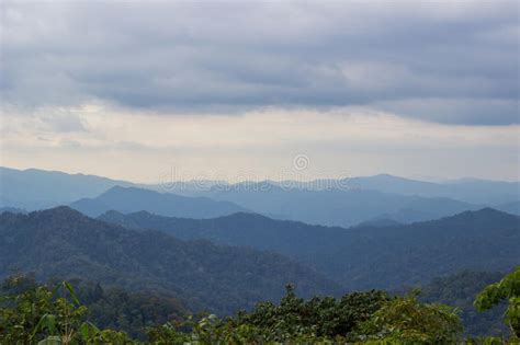 Mountain Range Seen From Phanoen Thung Campkaeng Krachan National Park