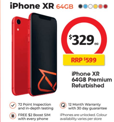 Iphone Xr 64gb Premium Refurbished Offer At Coles
