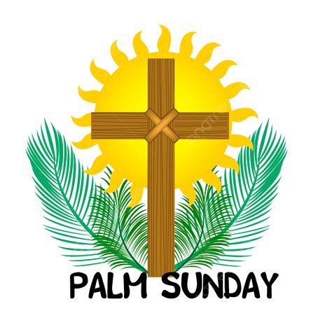 Palm Sunday Religious Clipart Hd Png Palm Sunday Creative Poster