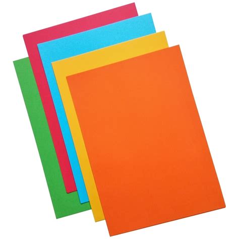 A4 Bright Coloured Paper 50 Sheets Paper And Card Paper A4