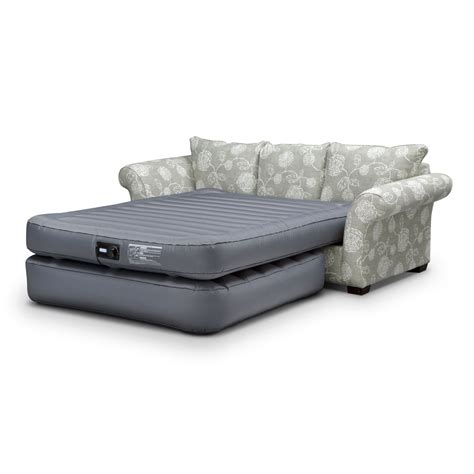 The beautyrest® silver® sofaire™ is a convertible sofa sleeper with an innovative design allowing it to turn from a comfortable couch by day to a highly it fits perfectly if you put the air mattress in that space before it's inflated. Sleeper Sofa With Built In Air Mattress • Patio Ideas