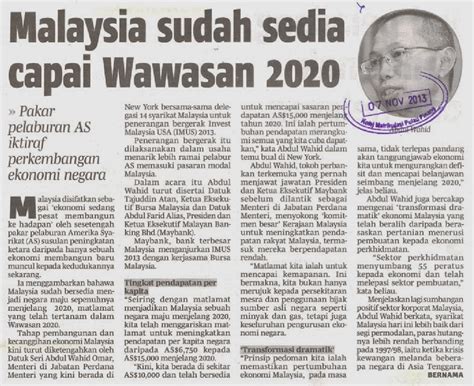 Cik balqis.tolong carikan link buku atau keratan akhbar mengenai menara condong teluk intan boleh? Malaysia sudah sedia capai Wawasan 2020 (07 NOV 2013)