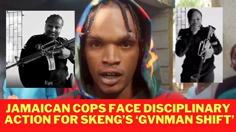 Jamaican Cops Face Disiplinary For Skengs Gunman Shift Youtube