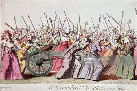 March Of The Women On Versailles From Paris 5th October 1789