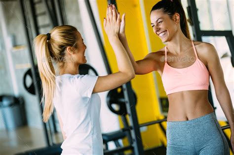 Beautiful Women Working Out In Gym Stock Photo By Nd3000 Photodune