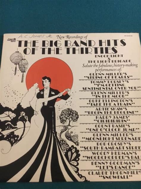 The Big Band Hits Of The Thirties Lp Record Glenn Miller Artie Shaw Ebay