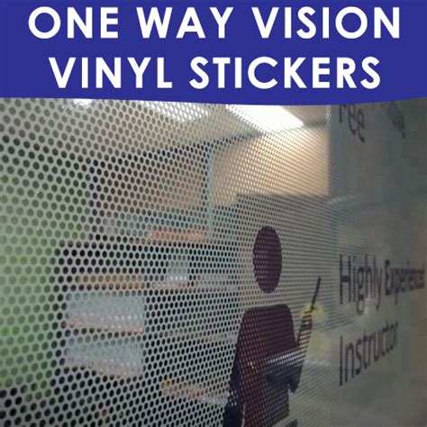 One Way Vision Or Dotted Vinyl Printing Self Adhesive Vinyl Stickers