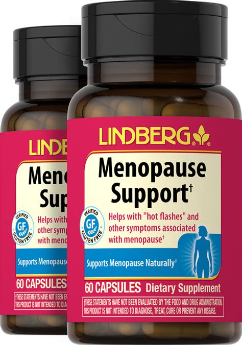 Menopause Support 60 Capsules X 2 Bottles Pipingrock Health Products