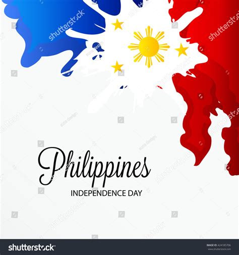 Happy japan independence day vector template design illustrator. Vector Illustration Background Philippines Independence ...