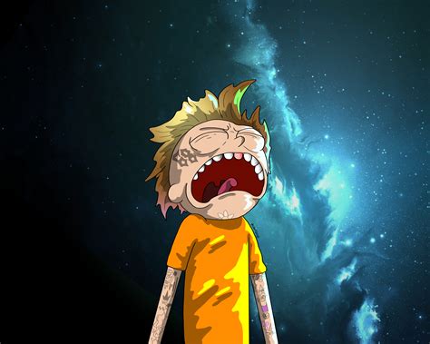 Crying Morty Digital Art Hd Cartoons 4k Wallpapers