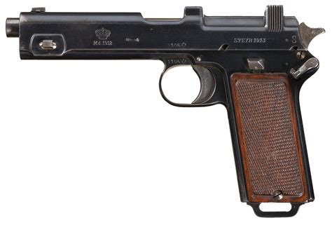 Steyr Model 1912 Semi Automatic Pistol Rock Island Auction