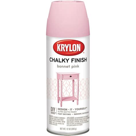Chalky Finish Aerosol Spray Paint 12oz Bonnet Pink