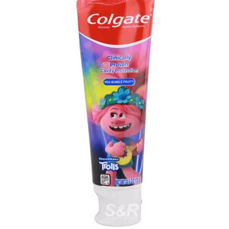 Colgate Kids Trolls Mild Bubble Fruit Toothpaste 130g Shopee Philippines