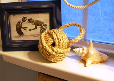 Nautical Rope Ball Diy I Kept Seeing These And Decided