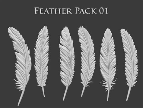 Artstation Feather Imm Pack Brushes