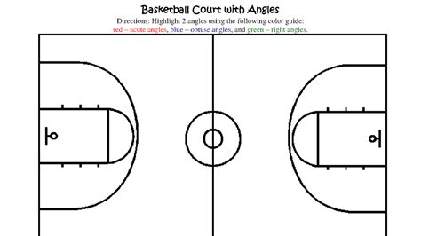 Basketball Court Printable Basketball Choices