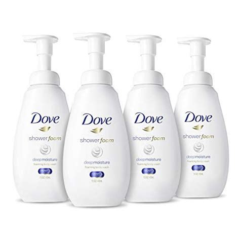 Dove Instant Foaming Body Wash Deep Moisture 250 Pumps 135oz 4 Pack