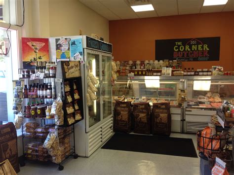 Cabinets include drawers, shelves, hinges, and legs. The Corner Butcher Shop, Beverly, MA | Butcher shop, Butcher, Liquor cabinet