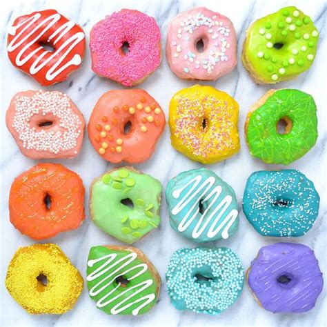 Fine Art Print Rainbow Donuts Donuts Rainbows And Food
