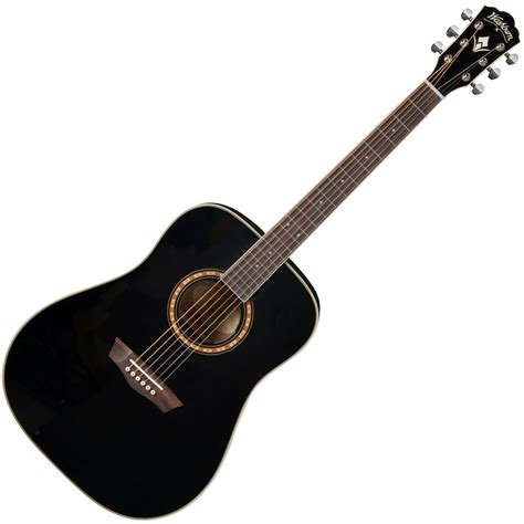 Washburn WD10S Guitarra Acústica, Negro | Gear4music