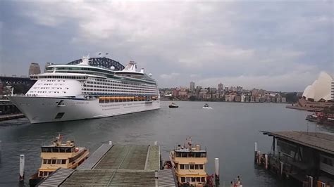 Voyager Of The Seas Departing Sydney Youtube