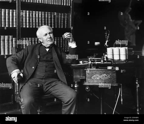 Thomas Alva Edison 18471931 American Inventor And Businessman Who
