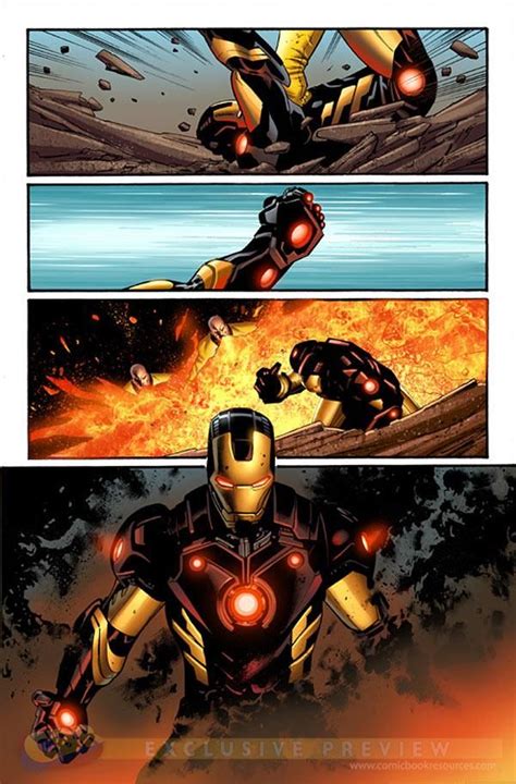 Comics First Look At Interior Pages From Marvel Nows Iron Man 1