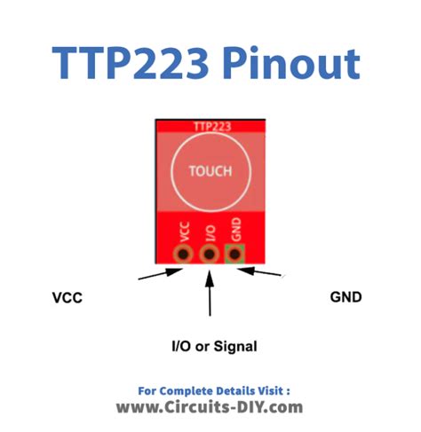 Ttp223 Capacitive Touch Sensor Module