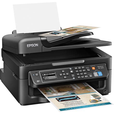 All in one inkjet printer with wifi. Epson WorkForce WF-2630 All-In-One Inkjet Printer ...