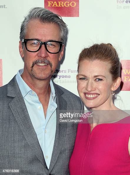 Actor Alan Ruck And Wife Actress Mireille Enos Attend The Actors