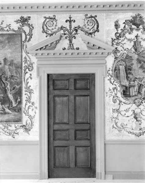 Door From The Great Hall Of Van Rensselaer Manor House Albany New