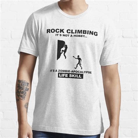 Funny Rock Climbing Tee T Shirt For Sale By Telerart Redbubble Climbing T Shirts