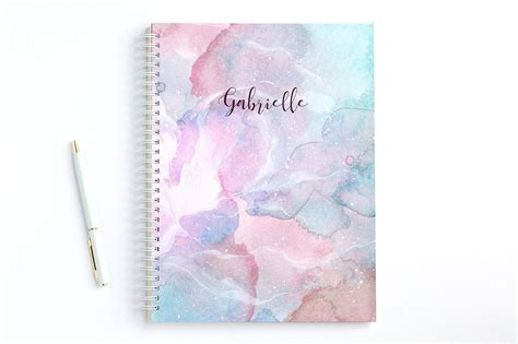 Custom Notebook Spiral Notebook Dotted Notebook Dotted Etsy Custom