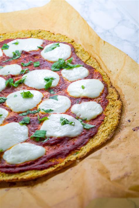 Cauliflower Crust Margherita Pizza Cooking Recipes