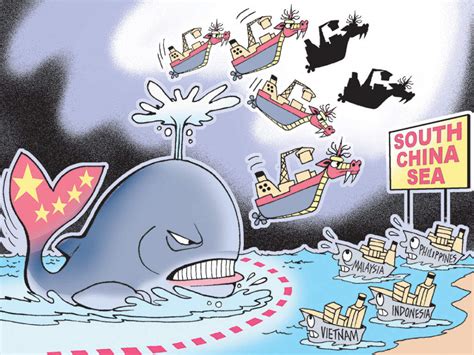 South China Sea Dispute Cartoon Analysis History Tuition
