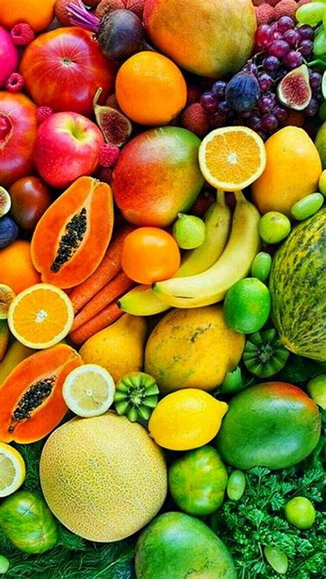 Fresh Fruits And Vegetables Wallpaper