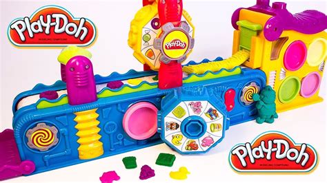 Play Doh Fun Factory Play Doh Mega Fun Factory Machine Playdough Hasbro Toys Review Youtube