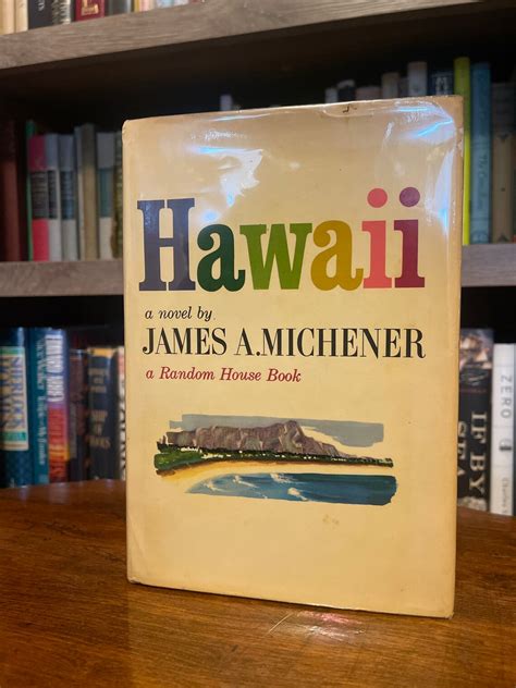 Hawaii A Novel By James A Michener First Edition First Etsy