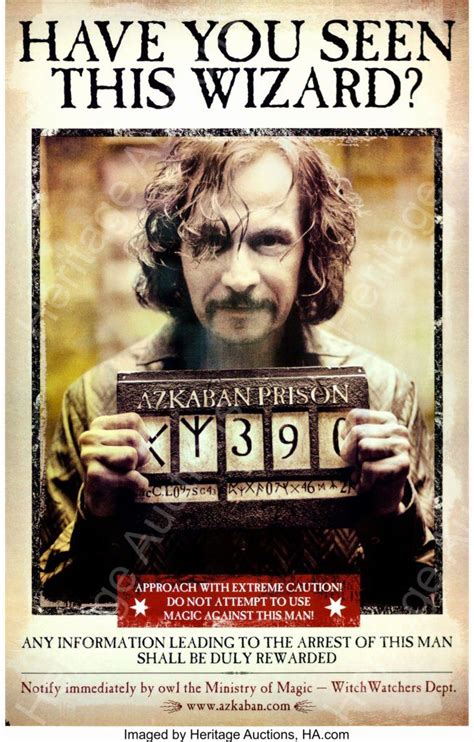 Sirius Black Wanted Poster Printable Free