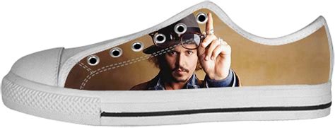 Dongmen Custom Johnny Depp Flat Canvas Shoes Sneakers For Women Amazon
