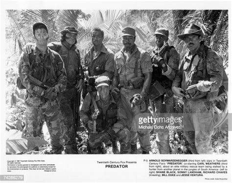 From Left To Right Actors Shane Black Sonny Landham Arnold News