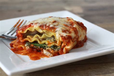 Rolled Spinach And Mushroom Lasagna Espresso And Cream