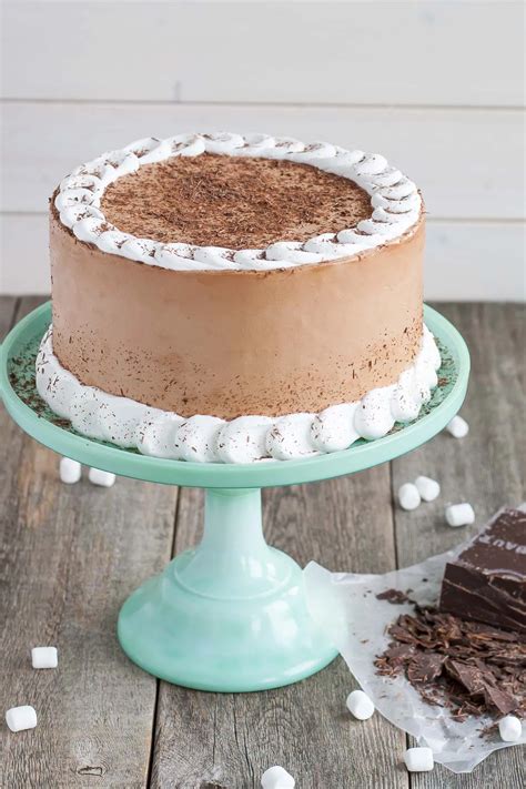 Hot Chocolate Cake With Marshmallow Filling Liv For Cake